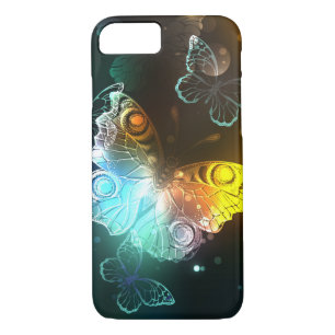 Luminous Butterfly and Night butterflies Case-Mate iPhone Case
