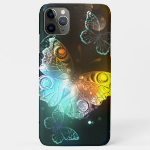 Luminous Butterfly and Night butterflies iPhone 11 Pro Max Case