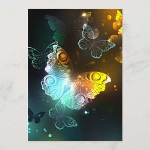 Luminous Butterfly and Night butterflies Menu