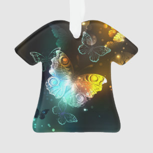 Luminous Butterfly and Night butterflies Ornament