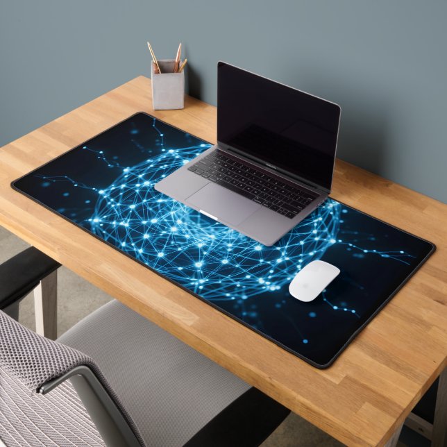 Luminous Code Lattice Desk Mat (Office 2)