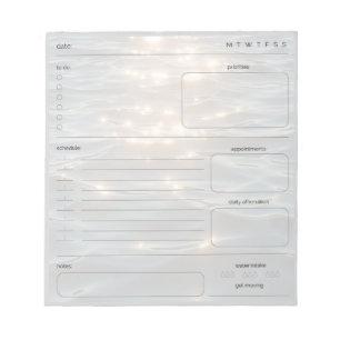 Luminous Daily To Do Task Notepad One Yes