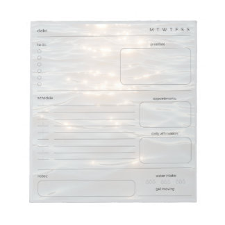 Luminous Daily To Do Task Notepad One|Yes