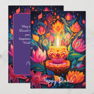Luminous Diwali Splendour card