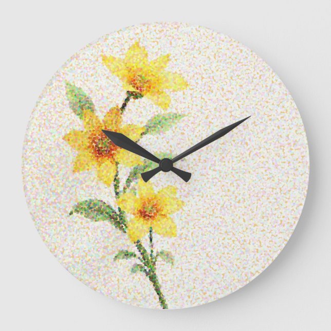 Luminous Dotwork  Large Clock (Front)
