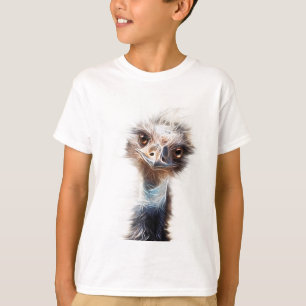 Luminous Emu Art Chicken Art T-Shirt