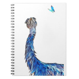 Luminous Emu Art Notebook