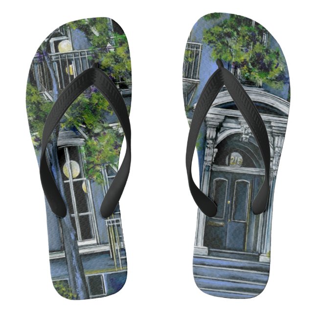 Luminous Equivalent of Passionate Emotion Flip Flops (Footbed)