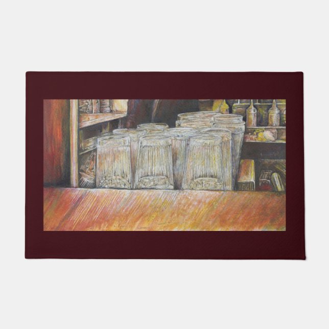 Luminous Equivalent of Passionate Emotions Doormat (Front)