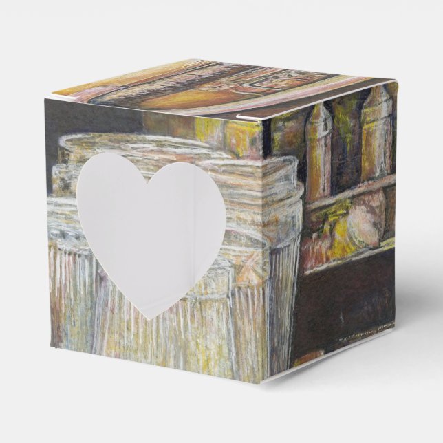 Luminous Equivalent of Passionate Emotions Favor Box (Front Side)