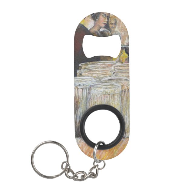 Luminous Equivalent of Passionate Emotions Keychain Bottle Opener (Front)