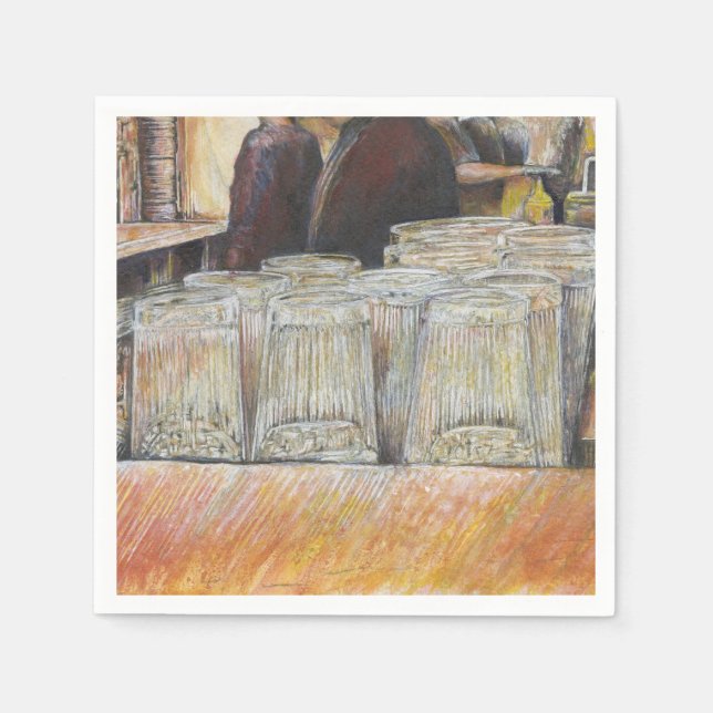 Luminous Equivalent of Passionate Emotions Napkin (Front)