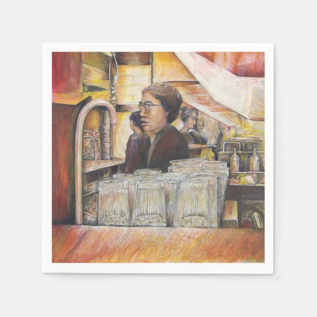 Luminous Equivalent of Passionate Emotions Napkin (Front)