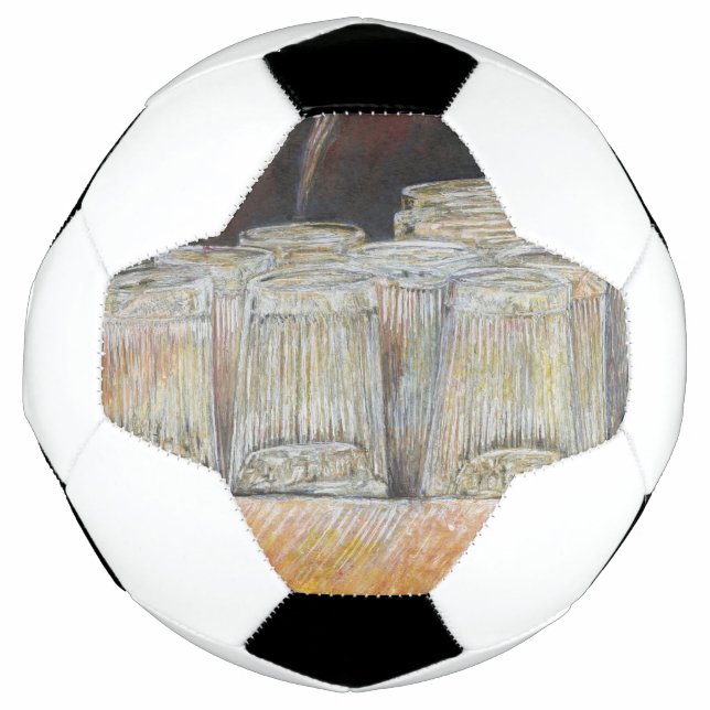 Luminous Equivalent of Passionate Emotions Soccer Ball (Front)