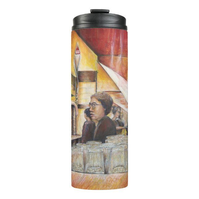 Luminous Equivalent of Passionate Emotions Thermal Tumbler (Front)