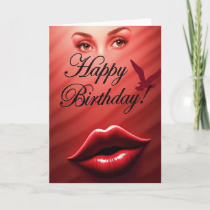 Luminous Eyes Birthday Card