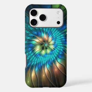 Luminous Fantasy Flower, Colorful Abstract Fractal