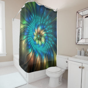 Luminous Fantasy Flower, Colourful Abstract Fracta