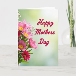 Luminous Floral Mothers Card