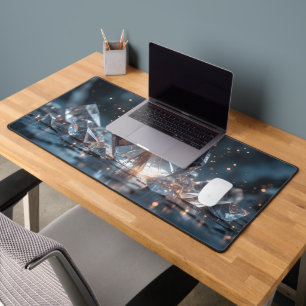 Luminous Healing Geometry Desk Mat