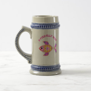 Luminous Heart Fish: Radiant Latte Mug