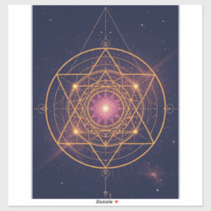 Luminous Mandala of Golden Harmony