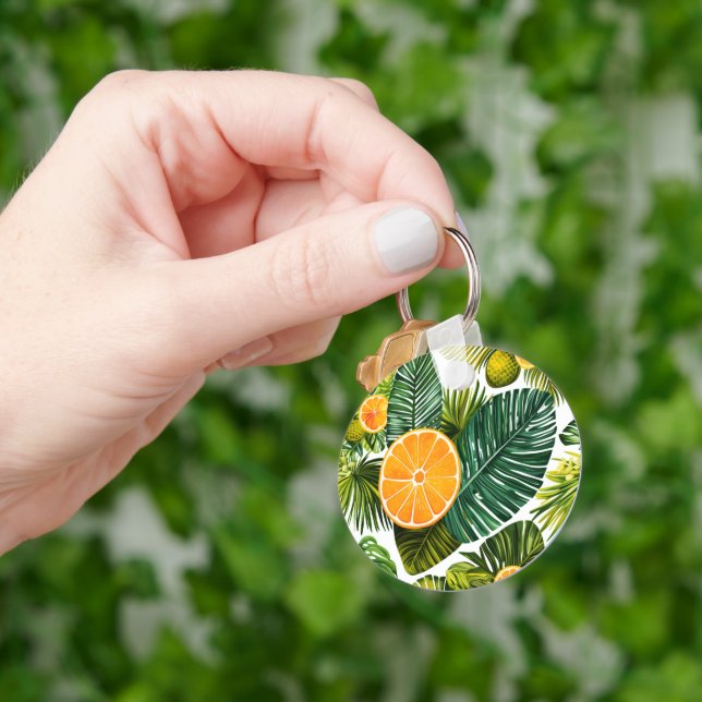 luminous orange garden melody keychain (Hand)