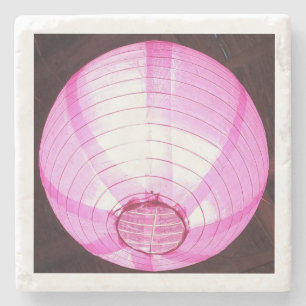 Luminous Pink Stone Coaster