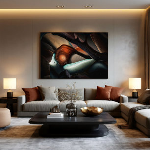 Luminous Sci-Fi Abstraction Poster