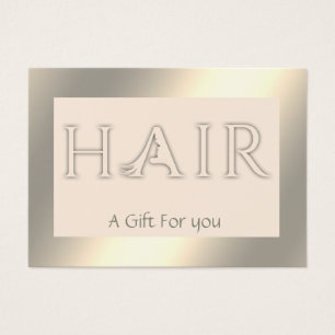 Luminous shiny elegant  HAIR gift certificate