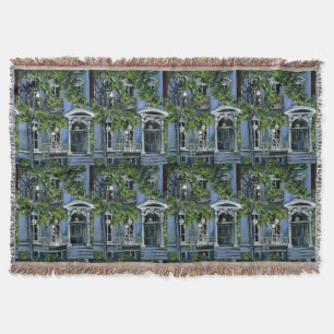 Luminous Sphere from Within, New York City Throw Blanket