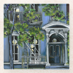 Luminous Spheres from Within Glass Coaster