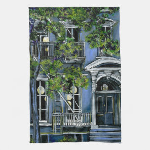 Luminous Spheres from Within Kitchen Towel