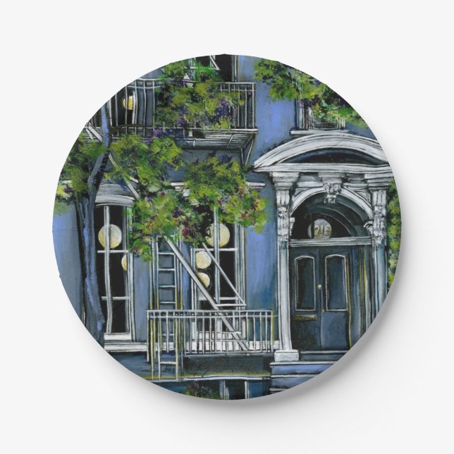 Luminous Spheres from Within Paper Plate (Front)