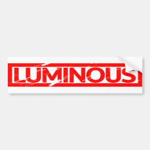 Luminous Stamp Bumper Sticker