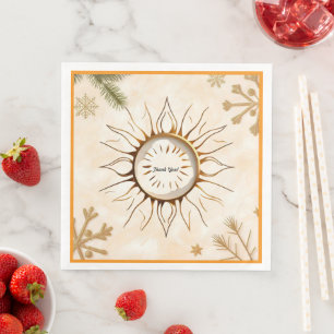 "Luminous Sun Glory" Napkin
