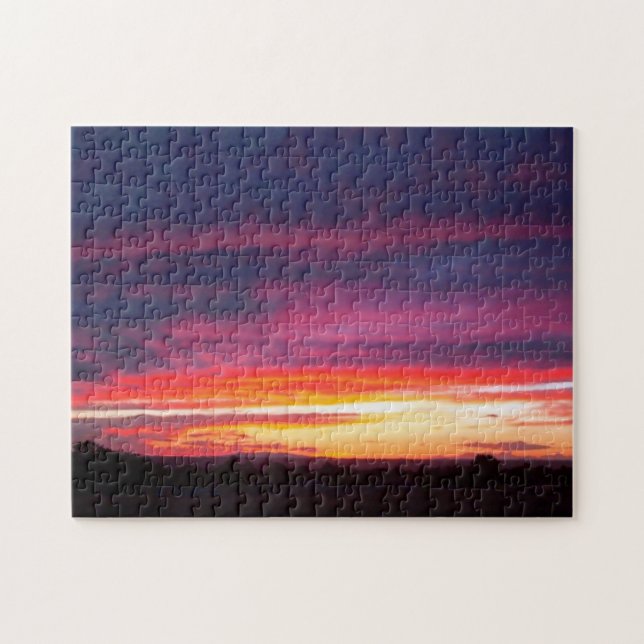Luminous Sunset Jigsaw Puzzle (Horizontal)