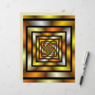 Luminous Tunnel Colourful Trippy Fractal Graphic