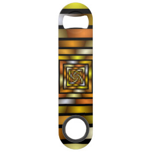Luminous Tunnel Colourful Trippy Fractal Graphic Bar Key