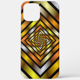 Luminous Tunnel Colourful Trippy Fractal Graphic iPhone 12 Pro Max Case