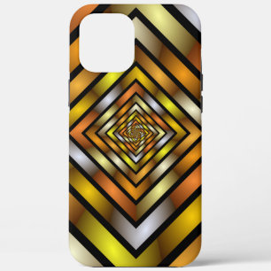 Luminous Tunnel Colourful Trippy Fractal Graphic iPhone 12 Pro Max Case