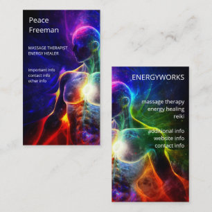 Luminous Warrior   Light Body Business Card