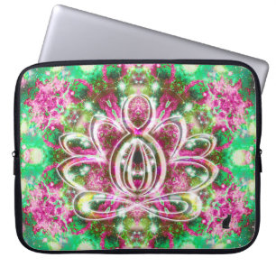 Luminous Zen Lotus Laptop Sleeve