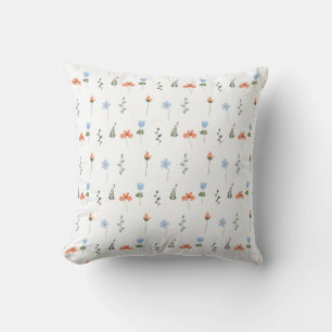 Lumivelle Delicate Floral Pattern Throw Pillow
