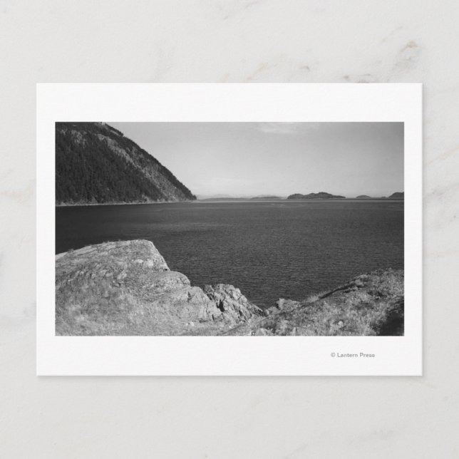 Lummi Island, WA - View from Lummi Rocks Postcard (Front)