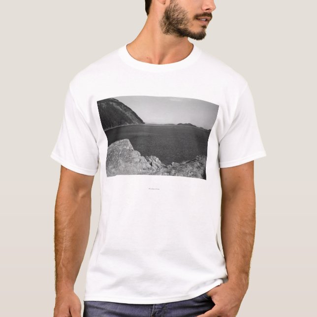 Lummi Island, WA - View from Lummi Rocks T-Shirt (Front)