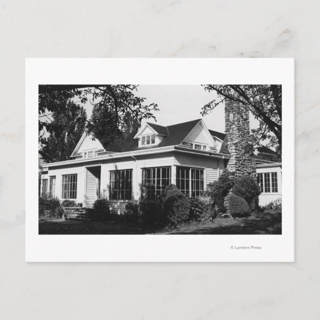 Lummi Island, WA - View Loganita Lodge Photograp Postcard (Front)