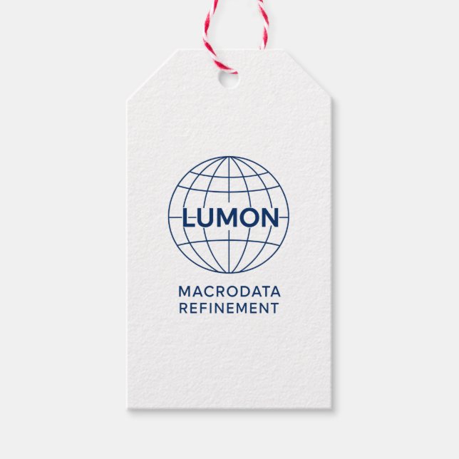 Lumon Macrodata Refinement Gift Tags (Front)