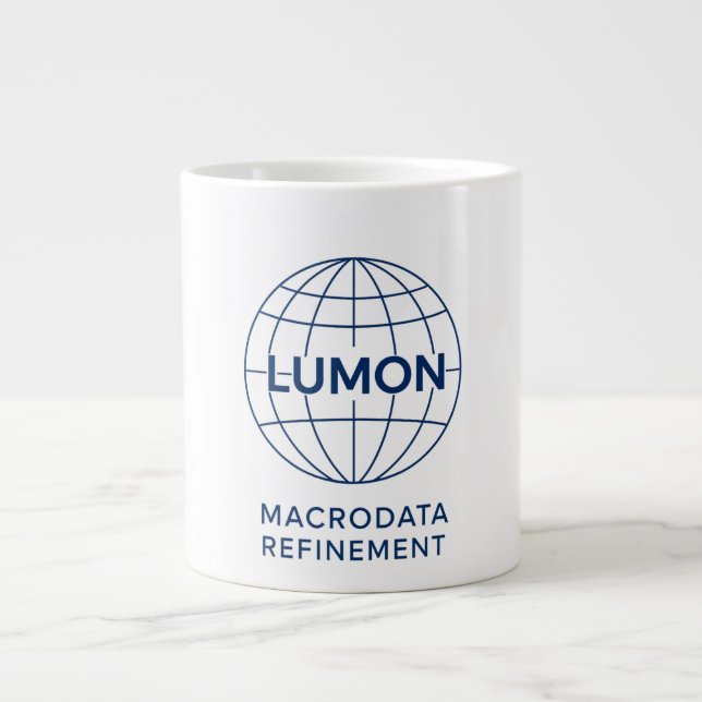 Lumon Macrodata Refinement Large Coffee Mug (Front)