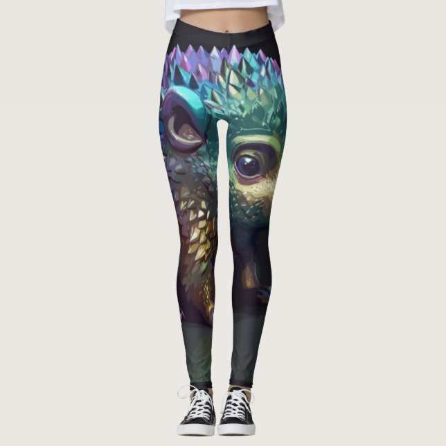 Lumos the Hedgehog Leggings (Front)